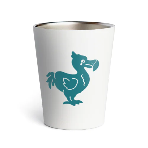 涙目dodoくんシルエット(青) Thermo Tumbler