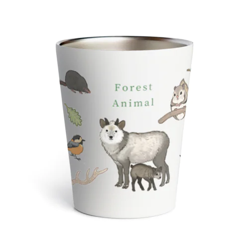 Forest Animal Thermo Tumbler