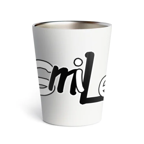 smile-白黒バージョン- Thermo Tumbler
