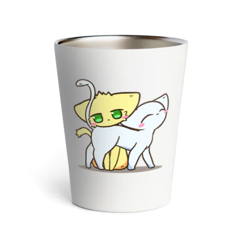 なかよし【ニャン&ニャン】 Thermo Tumbler