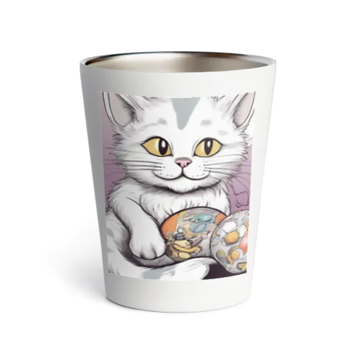 ねこ婦人 Thermo Tumbler