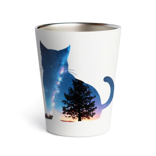 星空と猫_006 Thermo Tumbler