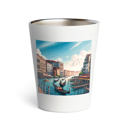 ヴェネチア（pixel art） Thermo Tumbler