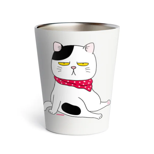 ボスにゃんこシリーズ　赤いバンダナのボスねこ Thermo Tumbler