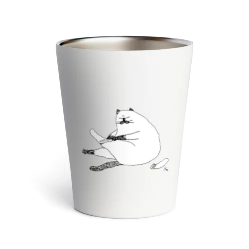 クツシタモヒトクロウシャムネコ Thermo Tumbler