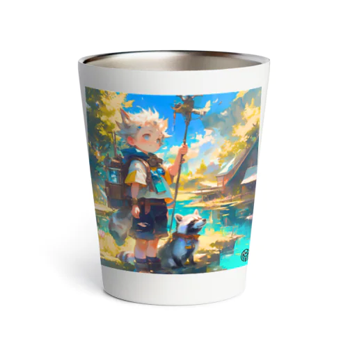 【アライグマ】ともだちシリーズ Thermo Tumbler