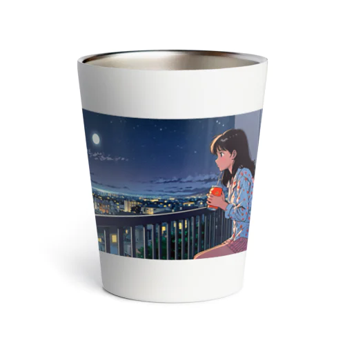 【80'sLOFI】深夜のベランダでの至福のひととき  Thermo Tumbler