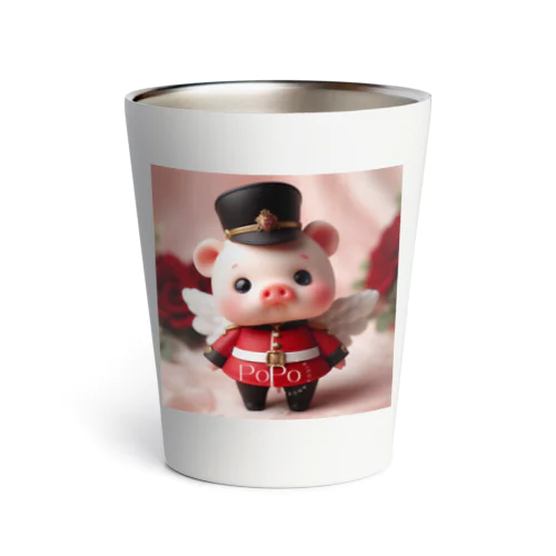 Cute Pig Angel "PoPo"   SN003 Thermo Tumbler