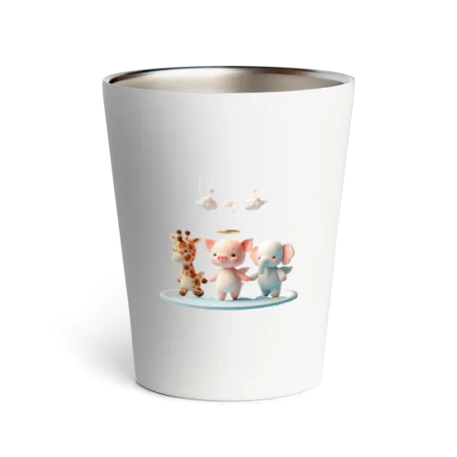 Cute Pig Angel "PoPo"   SN013 Thermo Tumbler