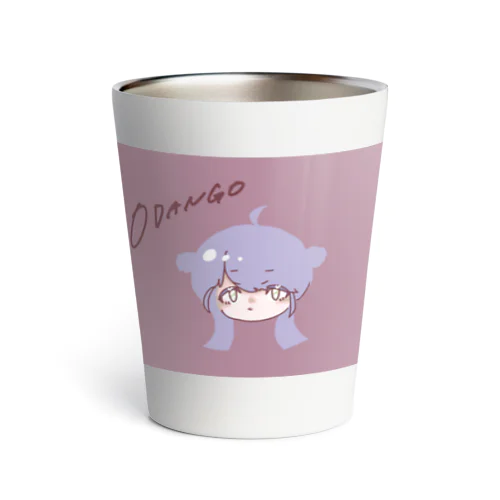 紫色の髪の女の子 Thermo Tumbler