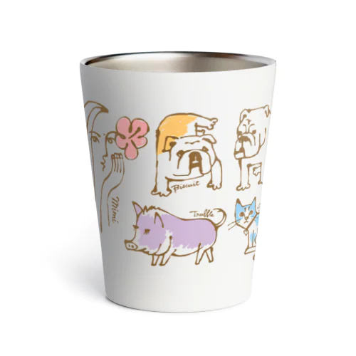 YouTube ミミファミリー＋アニマルｓ Thermo Tumbler