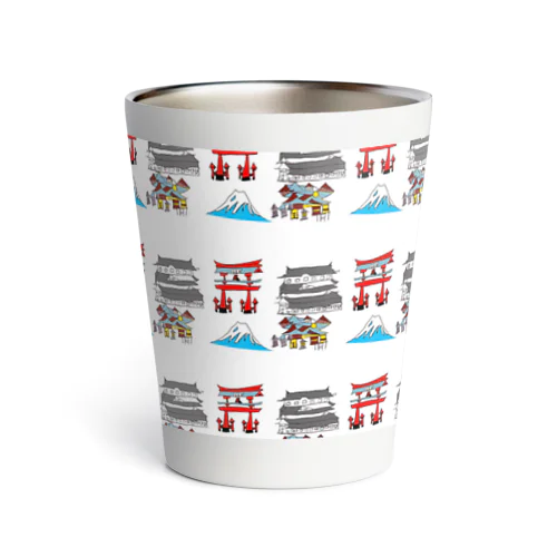 h・t  日本の文化 Thermo Tumbler