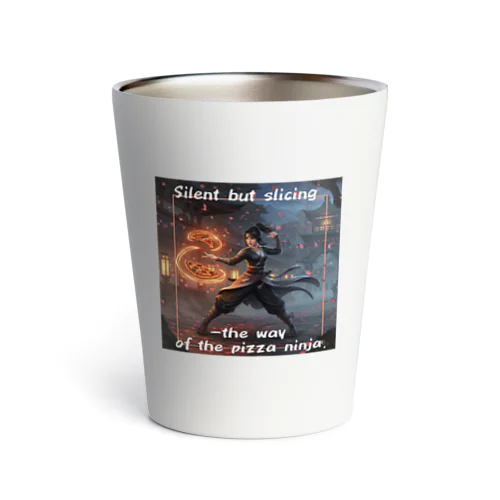 日本の忍者×ピザの忍法 Thermo Tumbler