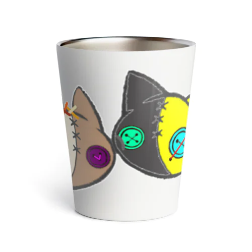 【つむぎはぎシリーズ】トラとウマ Thermo Tumbler