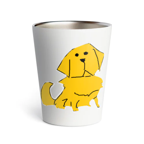 ゴールデンレトリバー　犬 Thermo Tumbler
