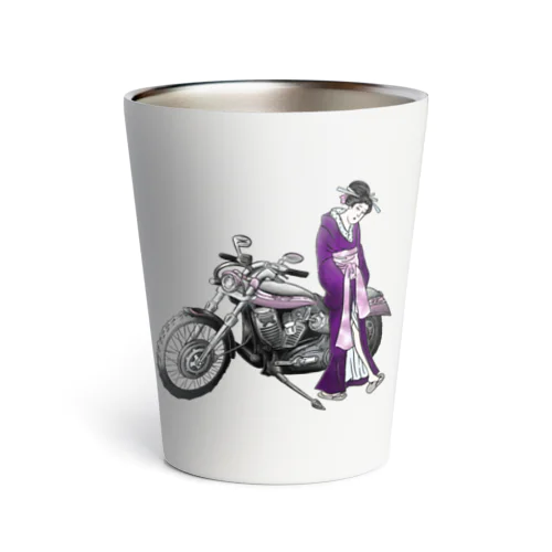 浮世絵とバイク Thermo Tumbler