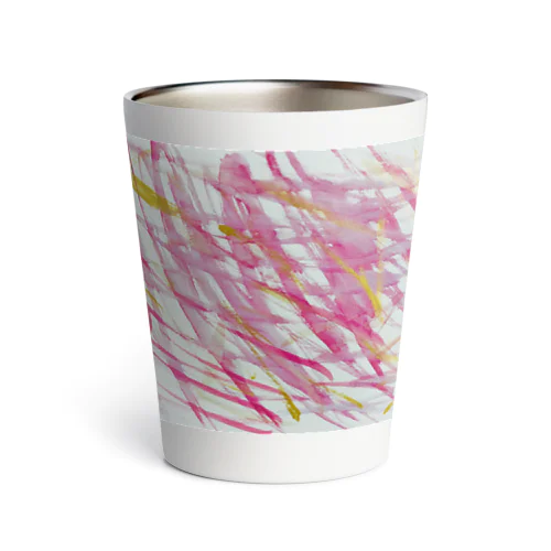 ピンク？赤？とゴールド Thermo Tumbler