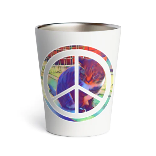 Peace cat Thermo Tumbler