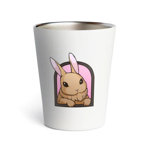 窓からウサちゃん Thermo Tumbler