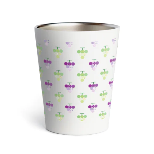 ぶどう　マスカット　模様 Thermo Tumbler