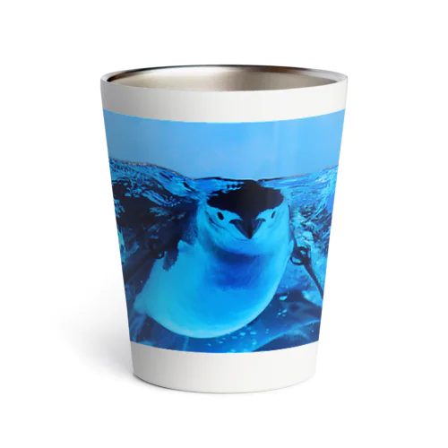 ヒゲペンギン　写真　リアル Thermo Tumbler