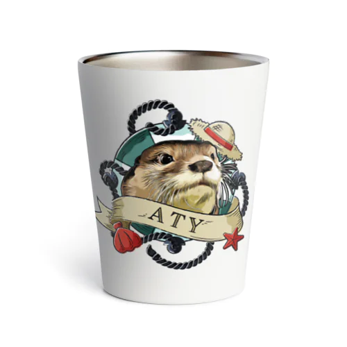 麦わらのAty Thermo Tumbler
