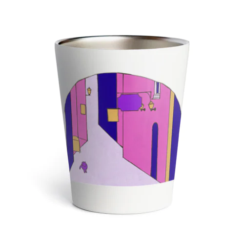 ねこ　呼ぶほうへ Thermo Tumbler