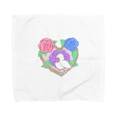 6月誕生花_バラ Towel Handkerchief