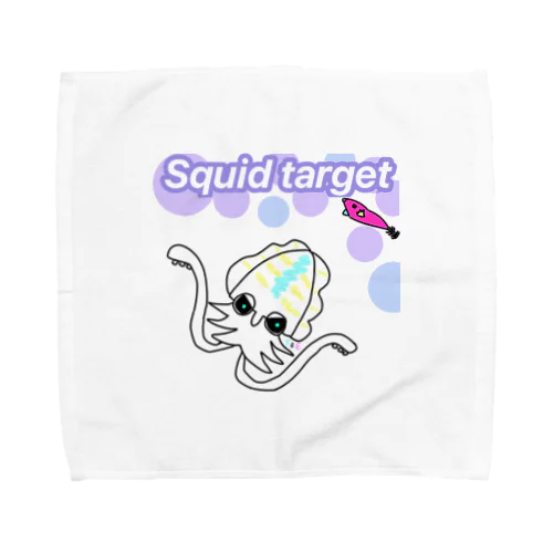 Squid target  Towel Handkerchief