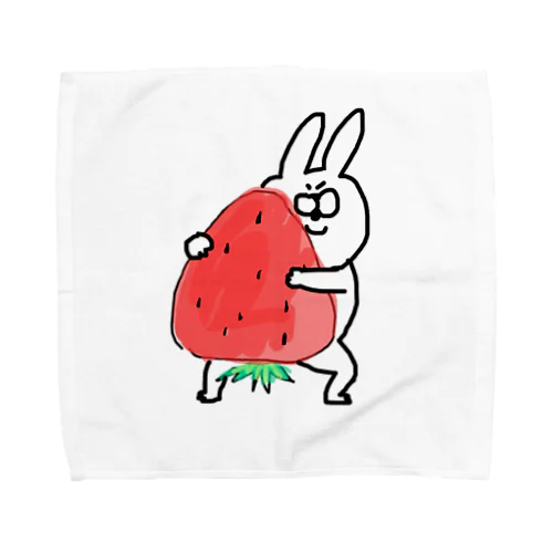 いちごひとりじめ。 Towel Handkerchief