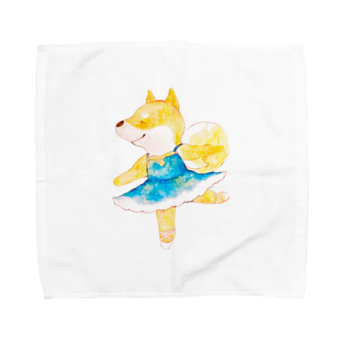 柴犬バレリーナ（背景無し） Towel Handkerchief
