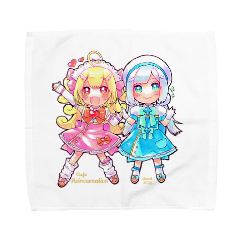 Cafeリインカーネイションこはねandこゆき Towel Handkerchief