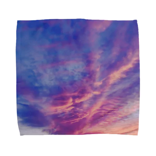 虹空 黄昏時 Towel Handkerchief