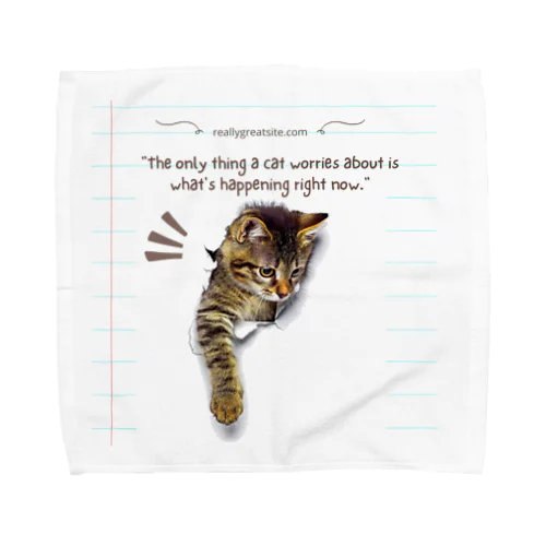 飛び出す猫ちゃん‼️色々〜 Towel Handkerchief