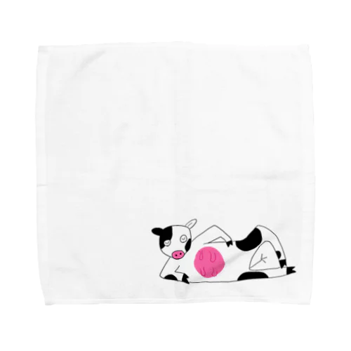 乳見せ牛 Towel Handkerchief