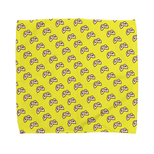 TEBBBURA(YELLOW) Towel Handkerchief
