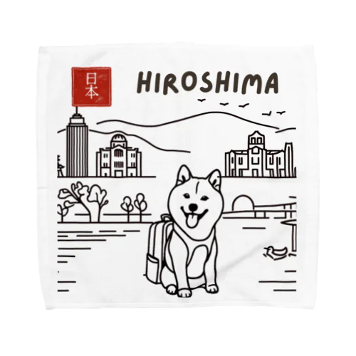 ShibaShiba Towel Handkerchief