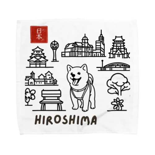 ShibaShiba Towel Handkerchief