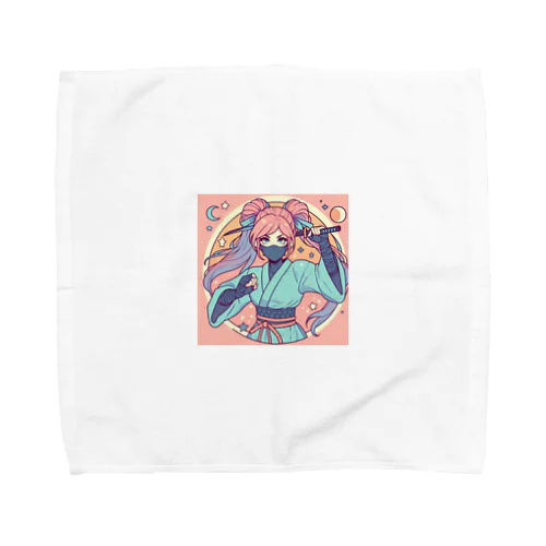 くノ一忍者ガール Towel Handkerchief