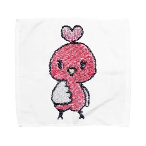 モモイロちゃーちゃん刺しゅう風 Towel Handkerchief