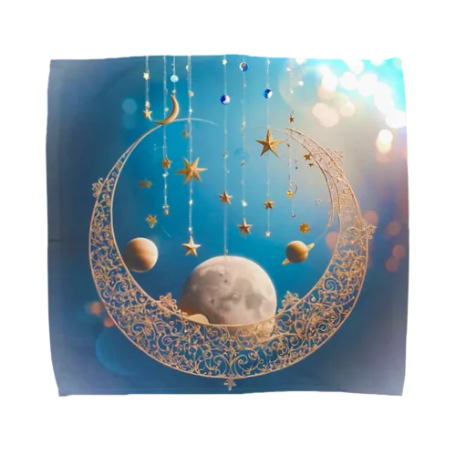 星散　- scattering - Towel Handkerchief