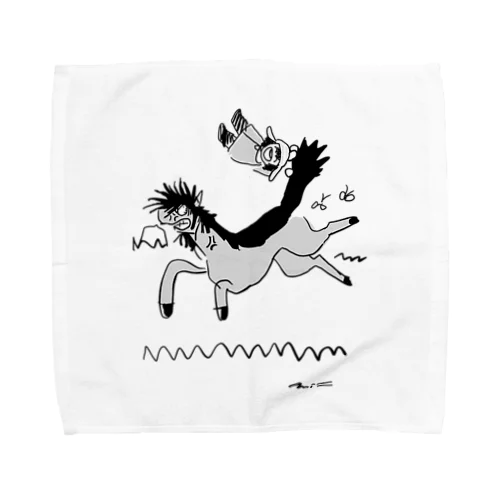 うまエンジョイ(千年ダーリン) Towel Handkerchief