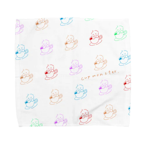 cup mon Towel Handkerchief