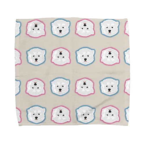 赤ちゃんサモエド_ベビーデザイン Towel Handkerchief