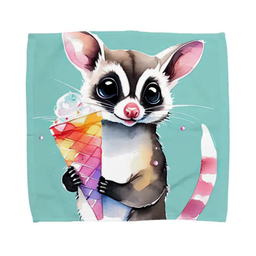 フクロモモンガのシュガリィ Towel Handkerchief