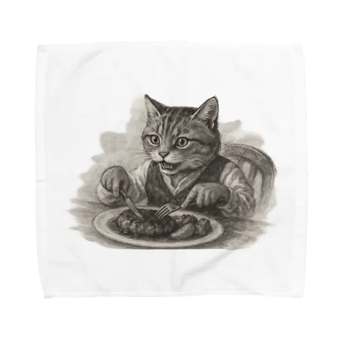 老舗洋食屋-墨のしらべ- Towel Handkerchief