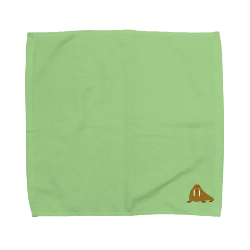 セイウチのタオルハンカチ Towel Handkerchief