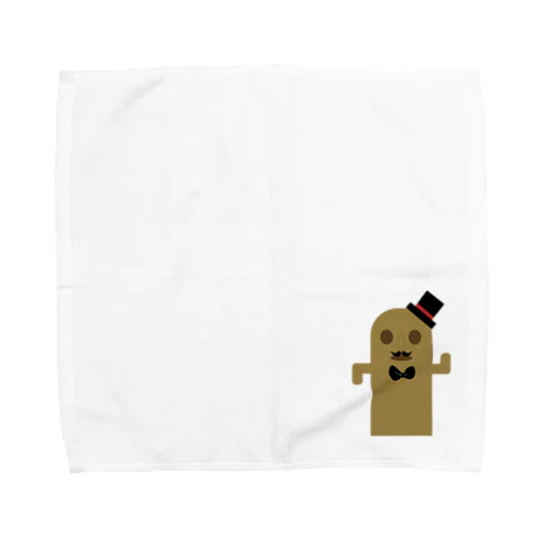 おしゃはに ヒゲ Towel Handkerchief