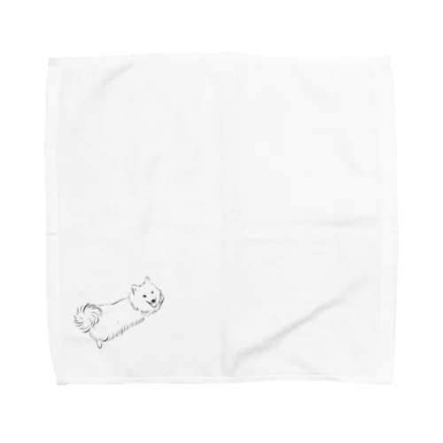 ふせした日本スピッツ Towel Handkerchief