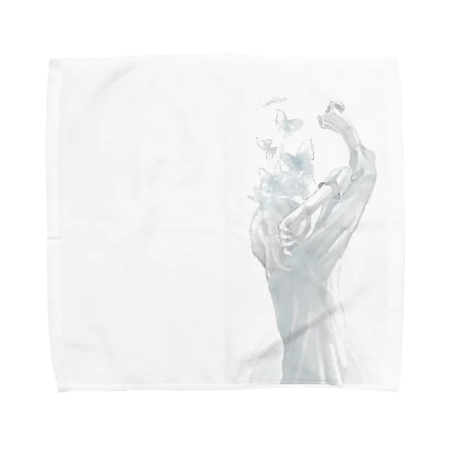 蝶々と少年 Towel Handkerchief